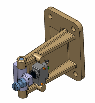 3D-Ansicht des Münzschalters